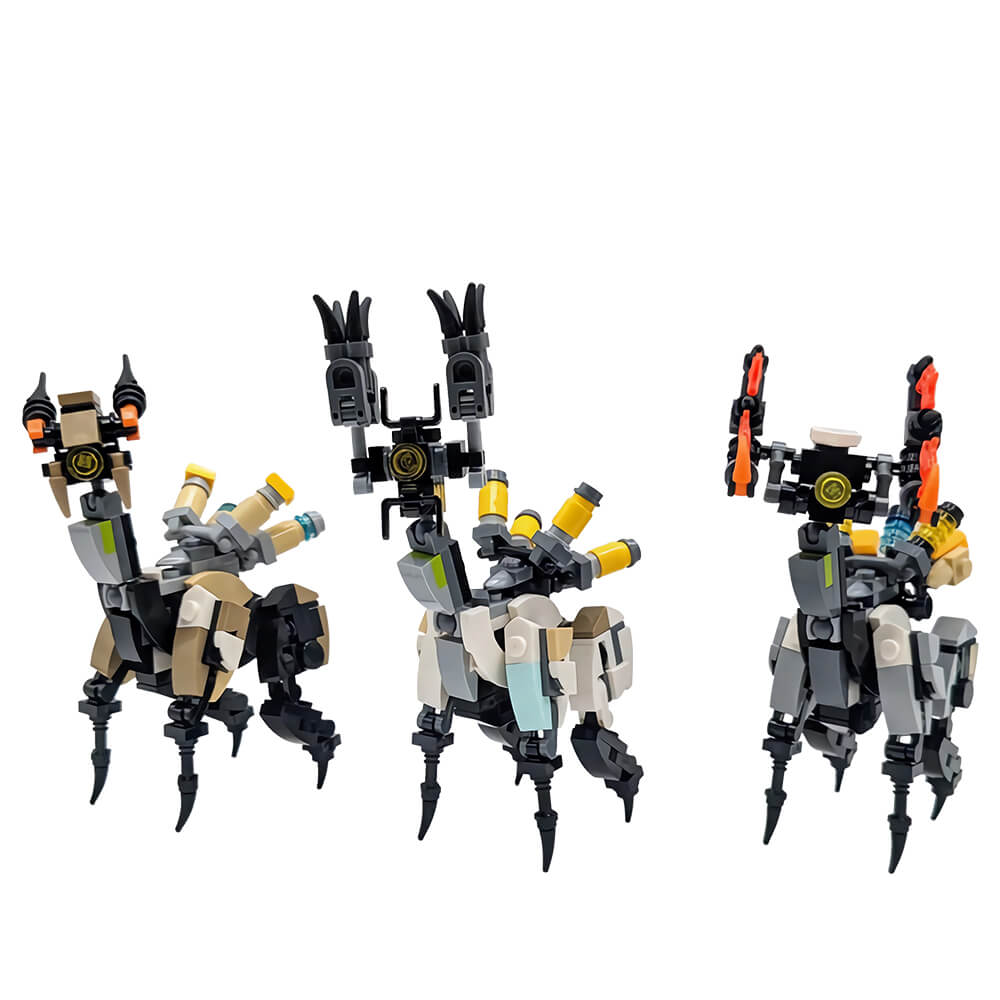 469PCS Grazer, Lancehorn, And Fanghorn 3 in 1 Horizon MOC 469PCS Grazer, Lancehorn, And Fanghorn 3 in 1 Horizon MOC