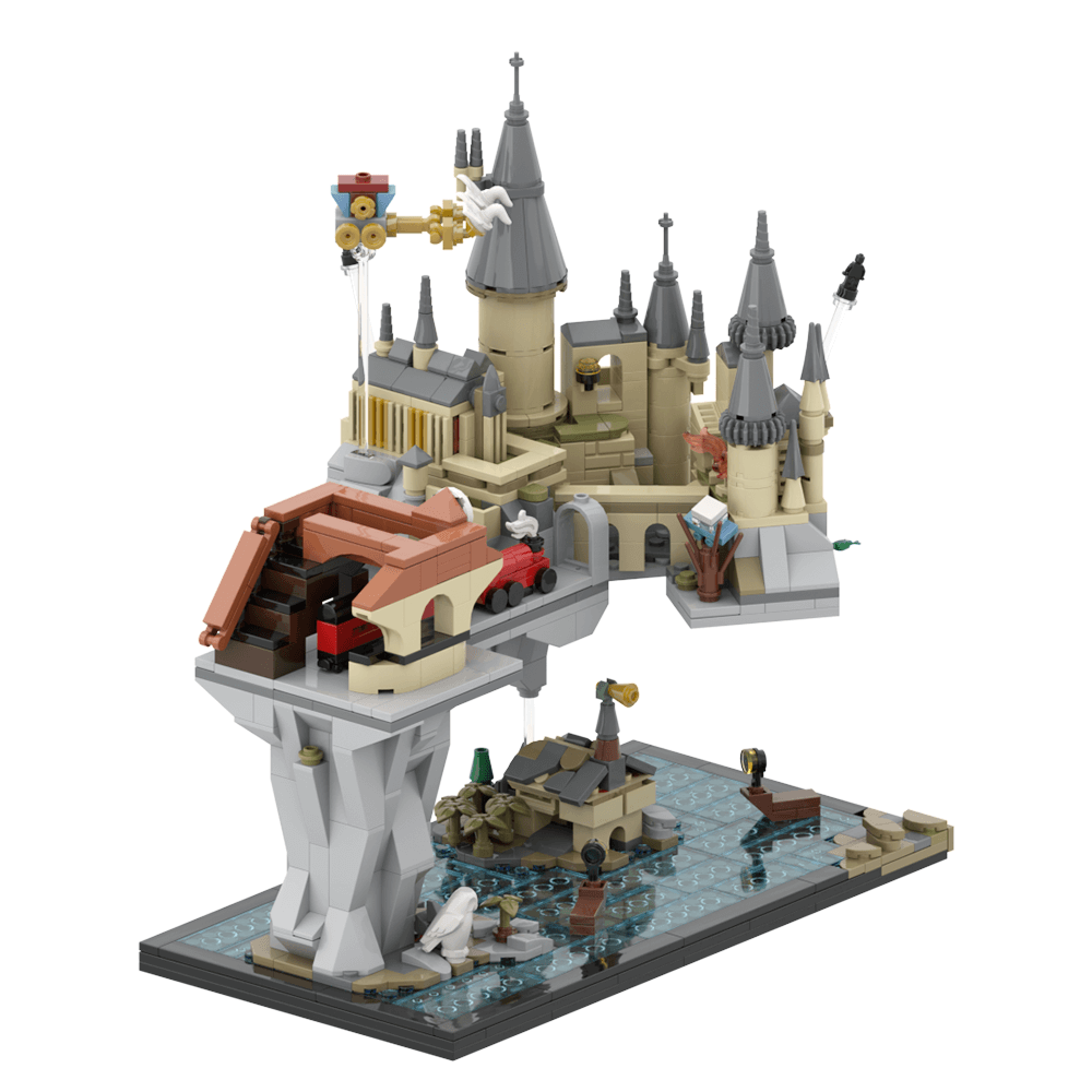 920PCS Magic Castle Hogwarts MOC Building Block Bricks MocPixel mocpixel