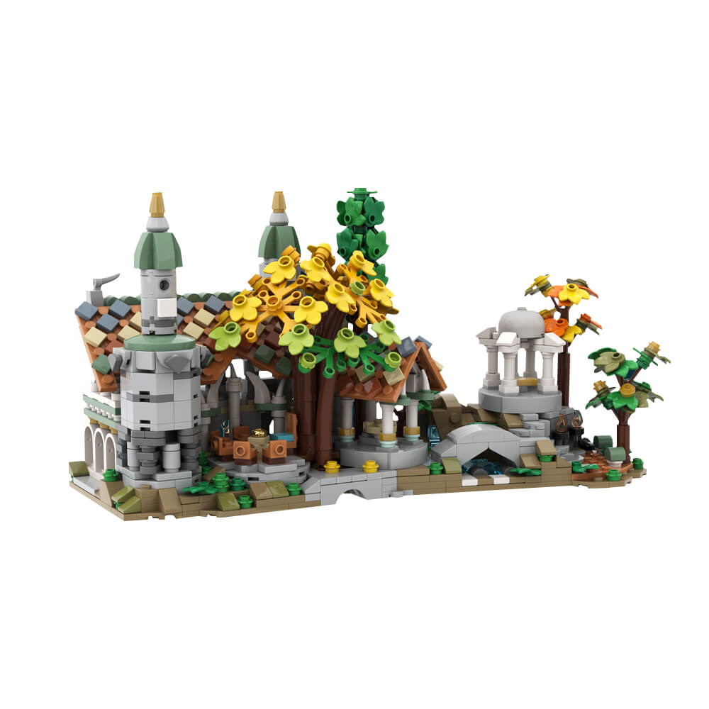 1193PCS Mini 10316 Rivendell MOC Building Block Bricks |MocPixel