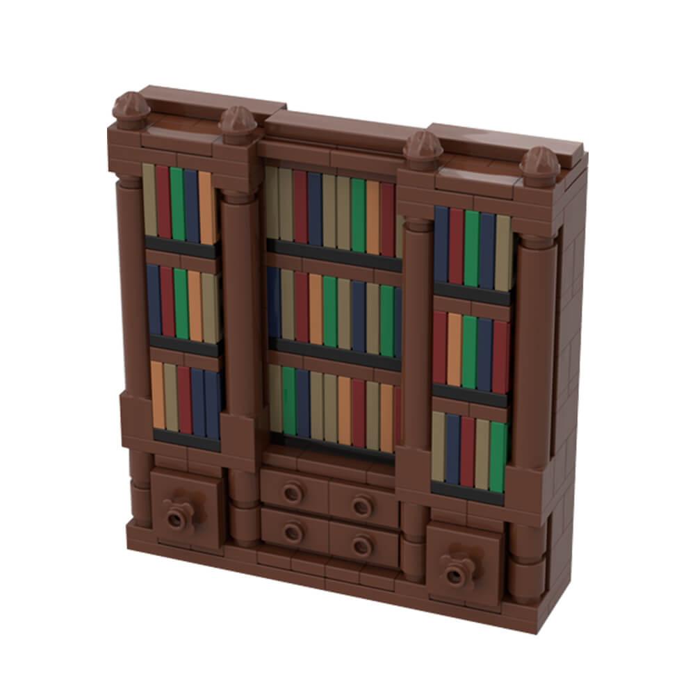 246PCS MOC-117704 Book shelf MOC Building Block Bricks – mocpixel