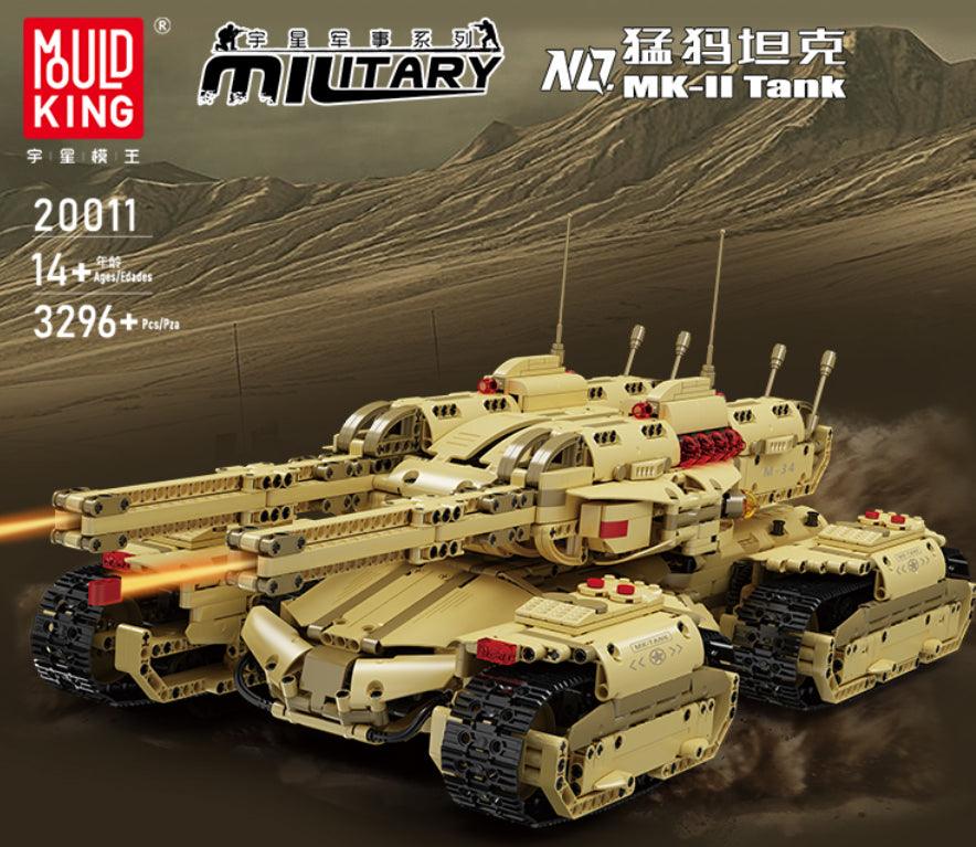 Mould King 20011 Mammoth Tank APP-3296PCS Building Block Bricks