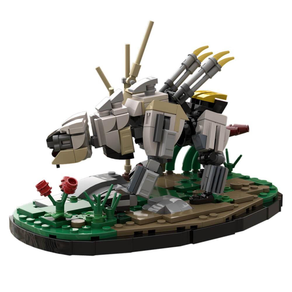 382PCS MOC-115168 Horizon Sawtooth with Stand Zero Dawn MOC