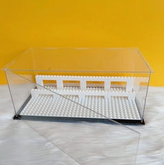 Display Case With Step For Minifigures/ Brickheadz Display Building Blocks |MocPixel Display Case With Step For Minifigures/ Brickheadz Display Building Blocks |MocPixel - White Lego Block Sets Alternative