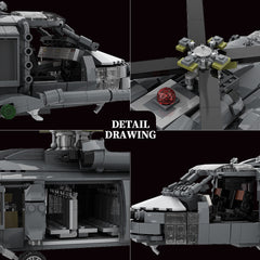 1213PCS MH-60L pave hawk MOC Building Block Bricks |MocPixel 1213PCS MH-60L pave hawk MOC Building Block Bricks |MocPixel - Default Title Lego Block Sets Alternative