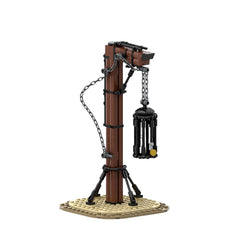 155PCS Skeletons In A Cage Suspended MOC Building Block Bricks |MocPixel Lego alternative store MOC-153109