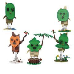 Korok Yahaha-Zelda Series 2 MOC Building Block Bricks |MocPixel Korok Yahaha-Zelda Series 2 MOC Building Block Bricks |MocPixel - 5 Sets Combo Lego Block Sets Alternative
