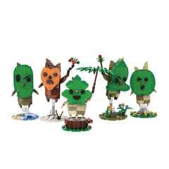 Korok Yahaha-Zelda Series 2 MOC Building Block Bricks |MocPixel Korok Yahaha-Zelda Series 2 MOC Building Block Bricks |MocPixel - 5 Sets Combo Lego Block Sets Alternative