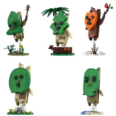 Korok Yahaha-Zelda Series 2 MOC Building Block Bricks |MocPixel Korok Yahaha-Zelda Series 2 MOC Building Block Bricks |MocPixel - 5 Sets Combo Lego Block Sets Alternative