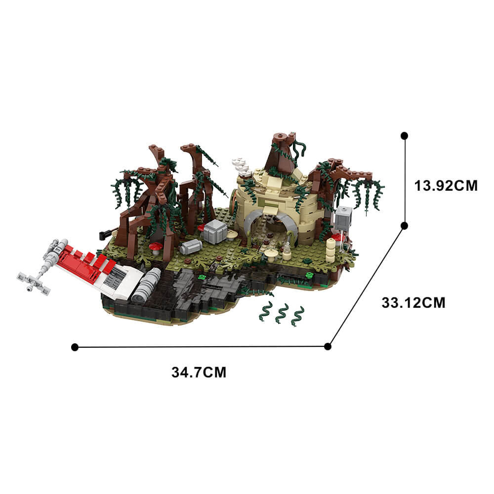 792PCS Agobah Playset MOC Building Block Bricks |MocPixel 792PCS Agobah Playset MOC Building Block Bricks |MocPixel - Default Title Lego Block Sets Alternative