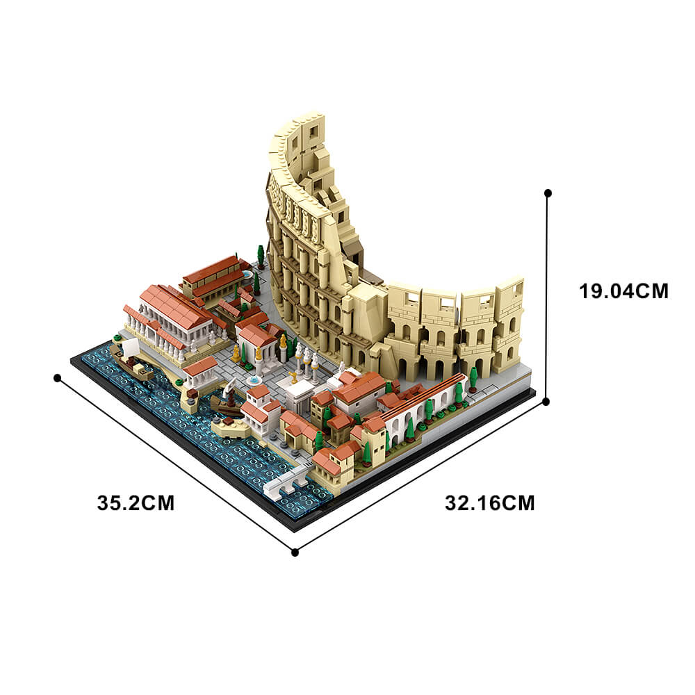 2423PCS Rome Colosseum MOC Building Block Bricks |MocPixel 2423PCS Rome Colosseum MOC Building Block Bricks |MocPixel - Default Title Lego Block Sets Alternative