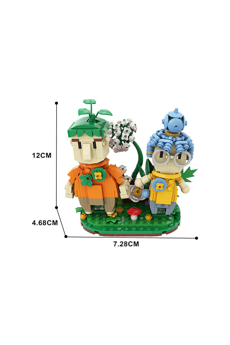 It Takes Two Cody& May Puppet with Garden MOC Building Block Bricks |MocPixel It Takes Two Cody& May Puppet with Garden MOC Building Block Bricks |MocPixel - MAMA+PAPA+Garden Lego Block Sets Alternative