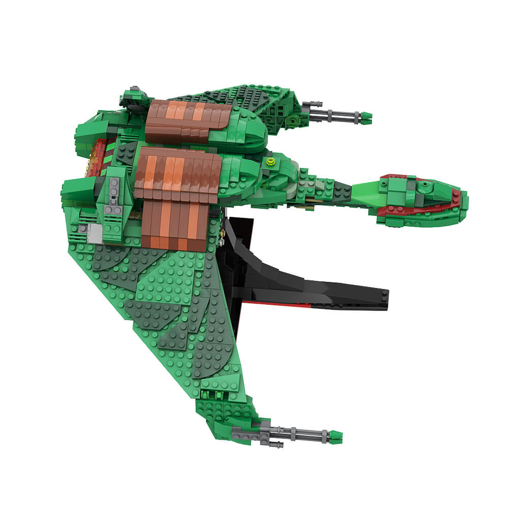 Klingon Bird of Prey MOC Building Block Bricks |MocPixel Klingon Bird of Prey MOC Building Block Bricks |MocPixel - Mini Size(100PCS) Lego Block Sets Alternative