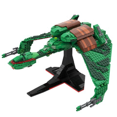 Klingon Bird of Prey MOC Building Block Bricks |MocPixel Klingon Bird of Prey MOC Building Block Bricks |MocPixel - Mini Size(100PCS) Lego Block Sets Alternative