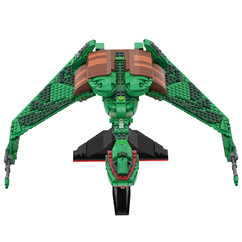 Klingon Bird of Prey MOC Building Block Bricks |MocPixel Klingon Bird of Prey MOC Building Block Bricks |MocPixel - Mini Size(100PCS) Lego Block Sets Alternative