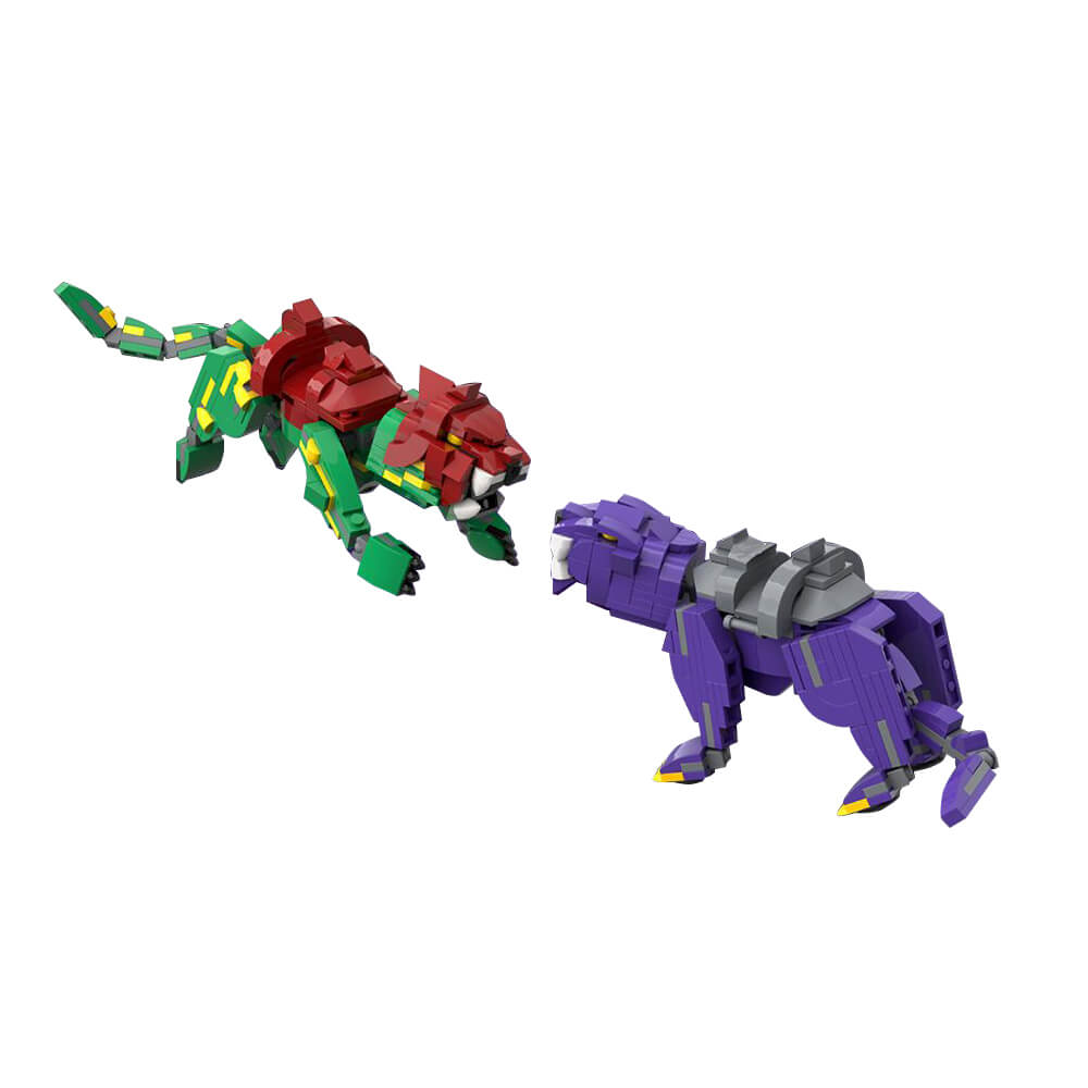 468PCS Masters of The Universe (He-Man) Battle Cat & Panthor MOC Building Block Bricks |MocPixel 468PCS Masters of The Universe (He-Man) Battle Cat & Panthor MOC Building Block Bricks |MocPixel - Default Title Lego Block Sets Alternative