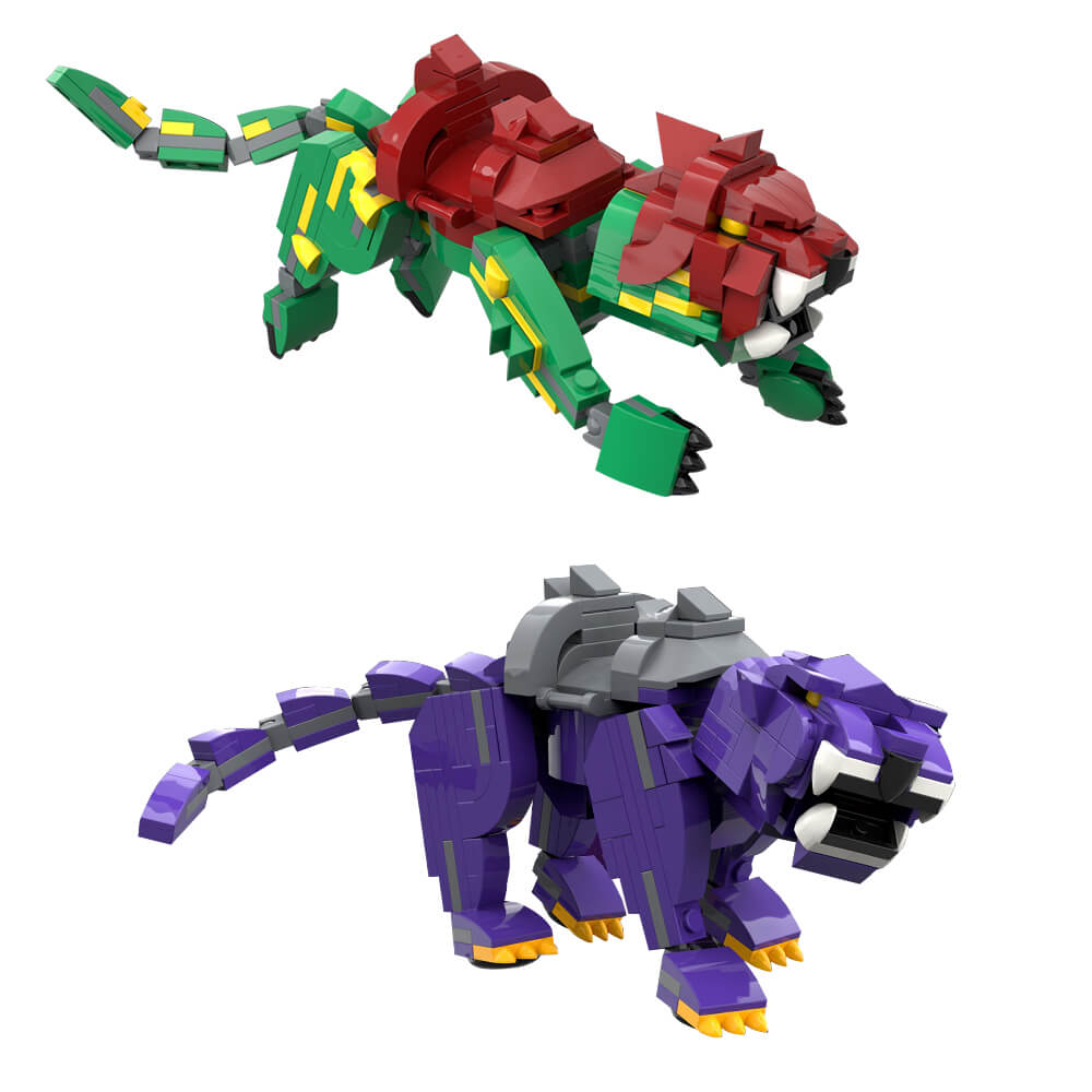 468PCS Masters of The Universe (He-Man) Battle Cat & Panthor MOC Building Block Bricks |MocPixel 468PCS Masters of The Universe (He-Man) Battle Cat & Panthor MOC Building Block Bricks |MocPixel - Default Title Lego Block Sets Alternative