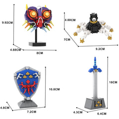 Link Figure &Mini Collection - Master Sword/ Shield/ Guardians/ Majora's Mask - ZeIda MOC Building Block Bricks |MocPixel Link Figure &Mini Collection - Master Sword/ Shield/ Guardians/ Majora's Mask - ZeIda MOC Building Block Bricks |MocPixel - EQUIP Collection-4 Kits Lego Block Sets Alternative