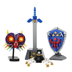 Link Figure &Mini Collection - Master Sword/ Shield/ Guardians/ Majora's Mask - ZeIda MOC Building Block Bricks |MocPixel Link Figure &Mini Collection - Master Sword/ Shield/ Guardians/ Majora's Mask - ZeIda MOC Building Block Bricks |MocPixel - Both Link Figures+EQUIP Collection Lego Block Sets Alternative