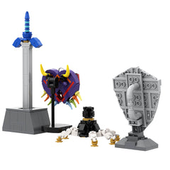 Link Figure &Mini Collection - Master Sword/ Shield/ Guardians/ Majora's Mask - ZeIda MOC Building Block Bricks |MocPixel Link Figure &Mini Collection - Master Sword/ Shield/ Guardians/ Majora's Mask - ZeIda MOC Building Block Bricks |MocPixel - Both Link Figures+EQUIP Collection Lego Block Sets Alternative