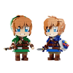 Link Figure &Mini Collection - Master Sword/ Shield/ Guardians/ Majora's Mask - ZeIda MOC Building Block Bricks |MocPixel Link Figure &Mini Collection - Master Sword/ Shield/ Guardians/ Majora's Mask - ZeIda MOC Building Block Bricks |MocPixel - Both Link Figures+EQUIP Collection Lego Block Sets Alternative