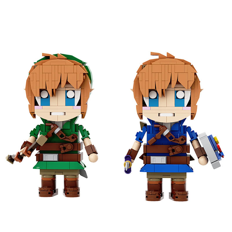 Link Figure &Mini Collection - Master Sword/ Shield/ Guardians/ Majora's Mask - ZeIda MOC Building Block Bricks |MocPixel Link Figure &Mini Collection - Master Sword/ Shield/ Guardians/ Majora's Mask - ZeIda MOC Building Block Bricks |MocPixel - Both Link Figures+EQUIP Collection Lego Block Sets Alternative