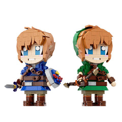 Link Figure &Mini Collection - Master Sword/ Shield/ Guardians/ Majora's Mask - ZeIda MOC Building Block Bricks |MocPixel Link Figure &Mini Collection - Master Sword/ Shield/ Guardians/ Majora's Mask - ZeIda MOC Building Block Bricks |MocPixel - Both Link Figures+EQUIP Collection Lego Block Sets Alternative