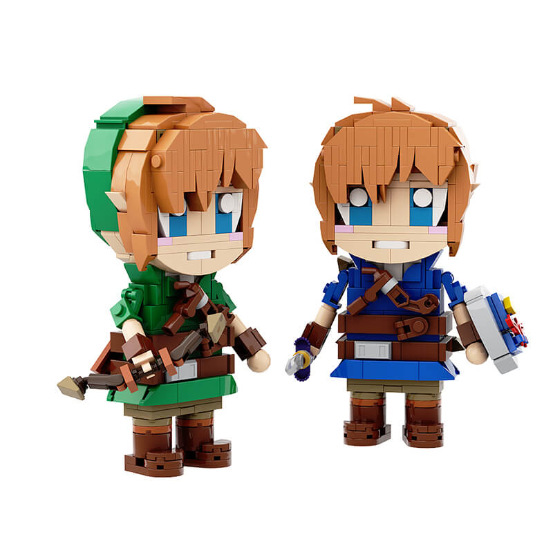 Link Figure &Mini Collection - Master Sword/ Shield/ Guardians/ Majora's Mask - ZeIda MOC Building Block Bricks |MocPixel Link Figure &Mini Collection - Master Sword/ Shield/ Guardians/ Majora's Mask - ZeIda MOC Building Block Bricks |MocPixel - Both Link Figures+EQUIP Collection Lego Block Sets Alternative