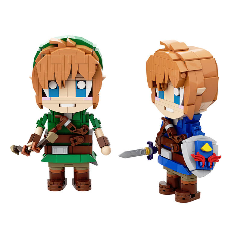 Link Figure &Mini Collection - Master Sword/ Shield/ Guardians/ Majora's Mask - ZeIda MOC Building Block Bricks |MocPixel Link Figure &Mini Collection - Master Sword/ Shield/ Guardians/ Majora's Mask - ZeIda MOC Building Block Bricks |MocPixel - Both Link Figures+EQUIP Collection Lego Block Sets Alternative