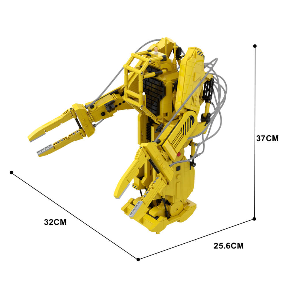 1706PCS Ripleys Powerloader From Aliens 2 MOC Building Block Bricks |MocPixel