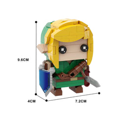 187PCS Link Brickhead MOC Building Block Bricks |MocPixel 187PCS Link Brickhead MOC Building Block Bricks |MocPixel - Default Title Lego Block Sets Alternative