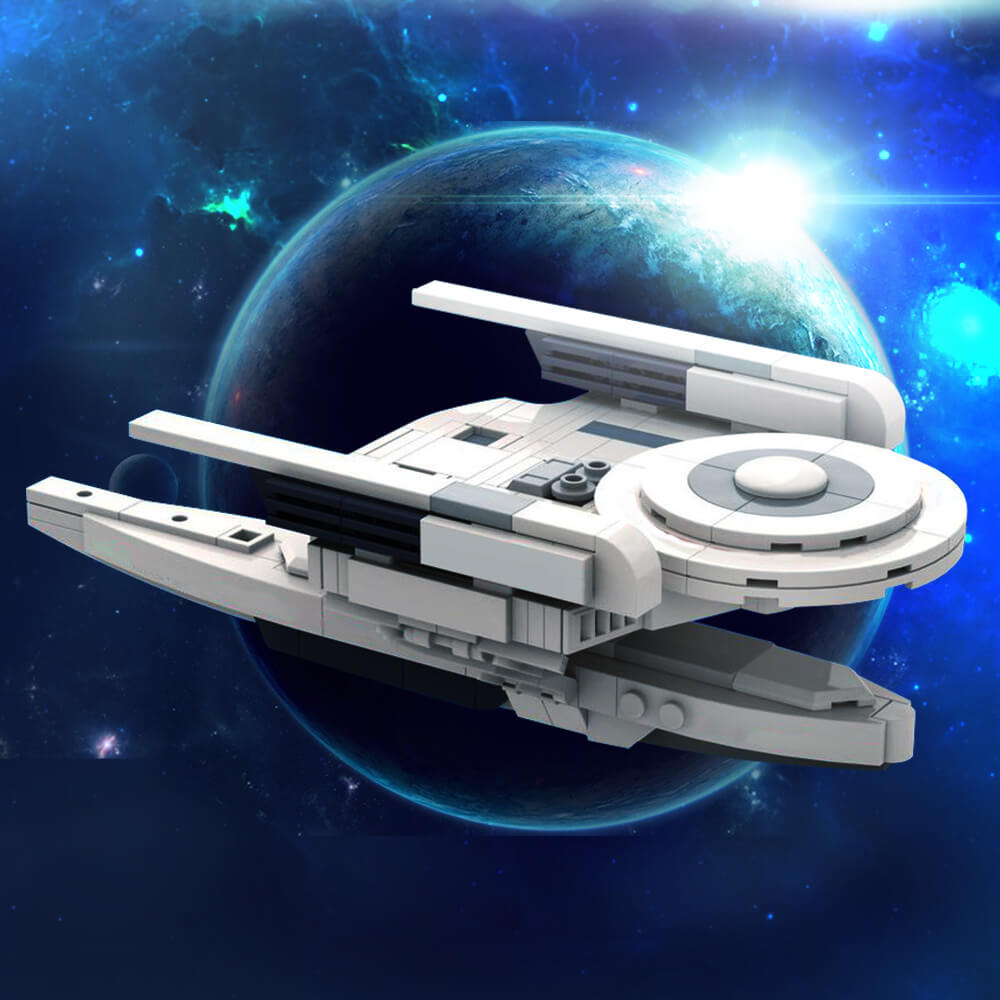 262PCS Oberth Class Starship, Star Trek (Uss Grissom & Uss Pegasus) MOC Building Block Bricks |MocPixel 262PCS Oberth Class Starship, Star Trek (Uss Grissom & Uss Pegasus) MOC Building Block Bricks |MocPixel - Default Title Lego Block Sets Alternative