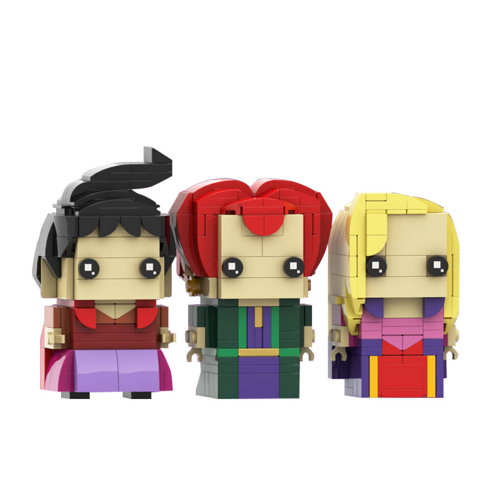 509PCS Sanderson Sisters Witch Halloween (Hocus Pocus) Brickheadz MOC Building Block Bricks |MocPixel 509PCS Sanderson Sisters Witch Halloween (Hocus Pocus) Brickheadz MOC Building Block Bricks |MocPixel - Default Title Lego Block Sets Alternative