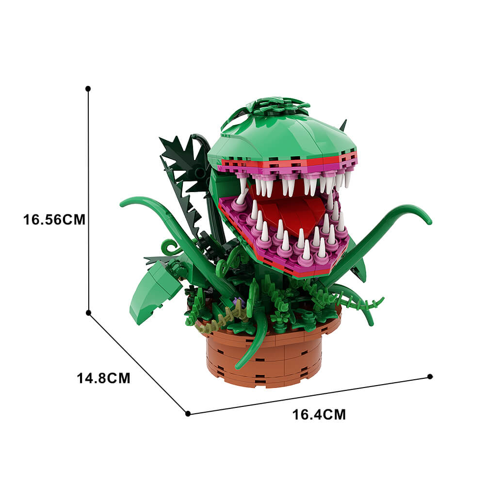 Little Shop of Horrors Audrey II MOC Building Block Bricks |MocPixel Little Shop of Horrors Audrey II MOC Building Block Bricks |MocPixel - Big Size(344PCS) Lego Block Sets Alternative