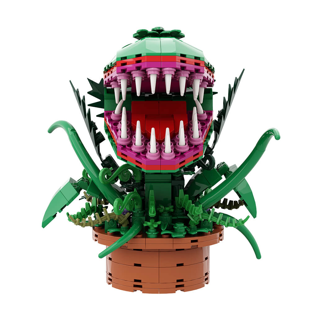 Little Shop of Horrors Audrey II MOC Building Block Bricks |MocPixel Little Shop of Horrors Audrey II MOC Building Block Bricks |MocPixel - Big Size+Small Size Lego Block Sets Alternative