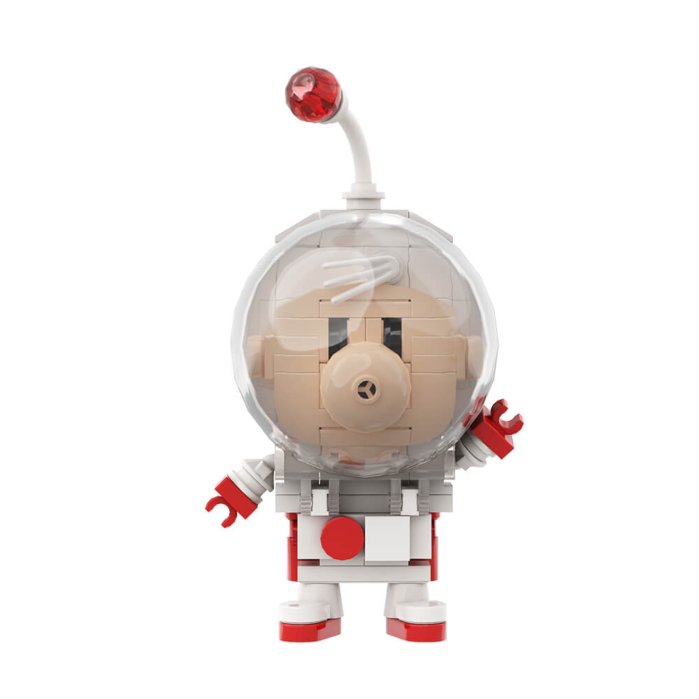 Captain Olimar - Pikmin MOC Building Block Bricks |MocPixel Captain Olimar - Pikmin MOC Building Block Bricks |MocPixel - Olimar+ 8*Pikmin + Bulbmin& Dog Lego Block Sets Alternative