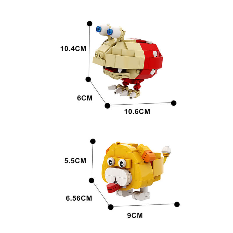 Captain Olimar - Pikmin MOC Building Block Bricks |MocPixel Captain Olimar - Pikmin MOC Building Block Bricks |MocPixel - Bulbmin& Dog Lego Block Sets Alternative