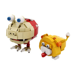 Captain Olimar - Pikmin MOC Building Block Bricks |MocPixel Captain Olimar - Pikmin MOC Building Block Bricks |MocPixel - Olimar+ 8*Pikmin + Bulbmin& Dog Lego Block Sets Alternative