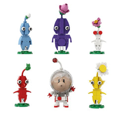 Captain Olimar - Pikmin MOC Building Block Bricks |MocPixel Captain Olimar - Pikmin MOC Building Block Bricks |MocPixel - Olimar with 5 Pikmin Lego Block Sets Alternative