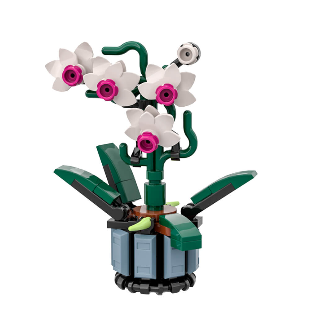 73PCS Micro Orchid Flower MOC Building Block Bricks |MocPixel 73PCS Micro Orchid Flower MOC Building Block Bricks |MocPixel - Default Title Lego Block Sets Alternative
