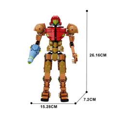 425PCS Power Suit Metroid - Samus Aran MOC Building Block Bricks |MocPixel 425PCS Power Suit Metroid - Samus Aran MOC Building Block Bricks |MocPixel - Default Title Lego Block Sets Alternative