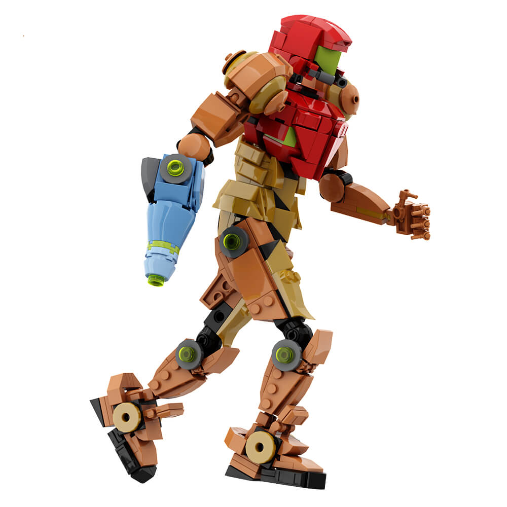 425PCS Power Suit Metroid - Samus Aran MOC Building Block Bricks |MocPixel 425PCS Power Suit Metroid - Samus Aran MOC Building Block Bricks |MocPixel - Default Title Lego Block Sets Alternative
