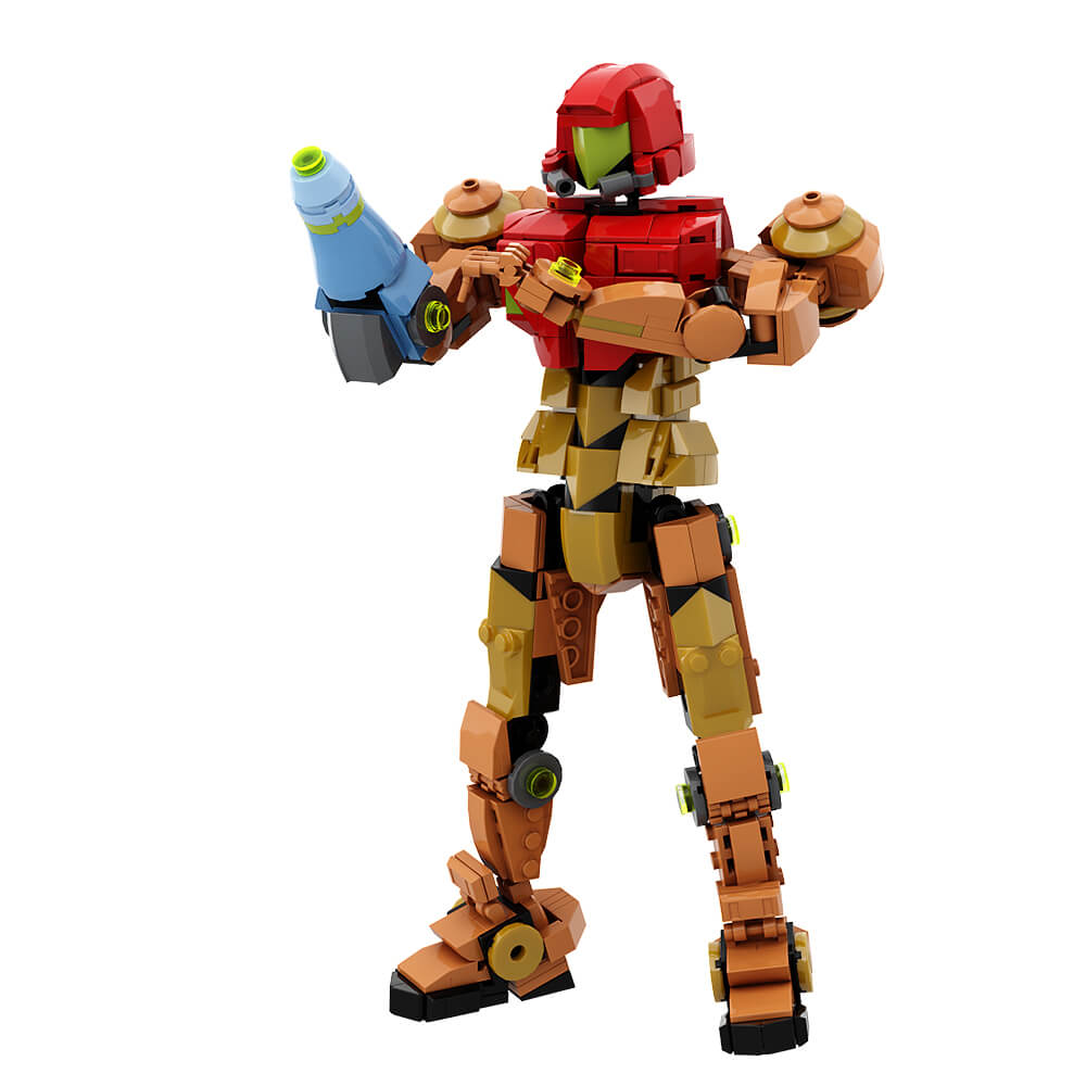 425PCS Power Suit Metroid - Samus Aran MOC Building Block Bricks |MocPixel 425PCS Power Suit Metroid - Samus Aran MOC Building Block Bricks |MocPixel - Default Title Lego Block Sets Alternative