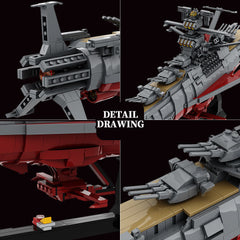 (Upgrade) 1788PCS Space Battleship Yamato (RETIRED) MOC Building Block Bricks |MocPixel (Upgrade) 1788PCS Space Battleship Yamato (RETIRED) MOC Building Block Bricks |MocPixel - Default Title Lego Block Sets Alternative