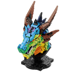 2624PCS Dragon Head MOC Building Block Bricks |MocPixel 2624PCS Dragon Head MOC Building Block Bricks |MocPixel - Default Title Lego Block Sets Alternative