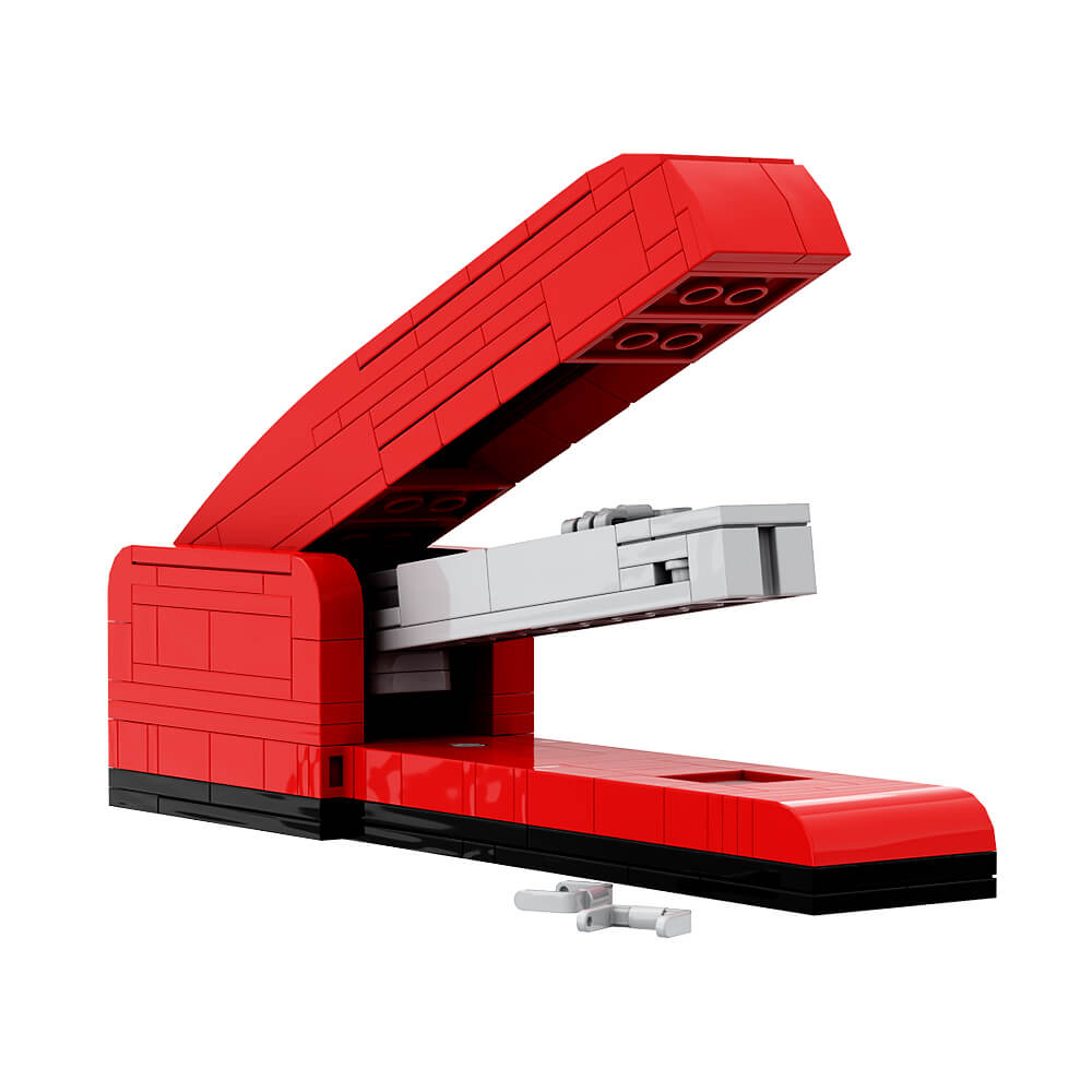 198PCS Red Stapler MOC Building Block Bricks |MocPixel 198PCS Red Stapler MOC Building Block Bricks |MocPixel - Default Title Lego Block Sets Alternative