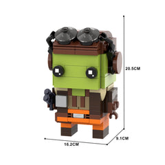 148PCS General Hera Syndulla Space War Brickheadz MOC Building Block Bricks |MocPixel 148PCS General Hera Syndulla Space War Brickheadz MOC Building Block Bricks |MocPixel - Default Title Lego Block Sets Alternative