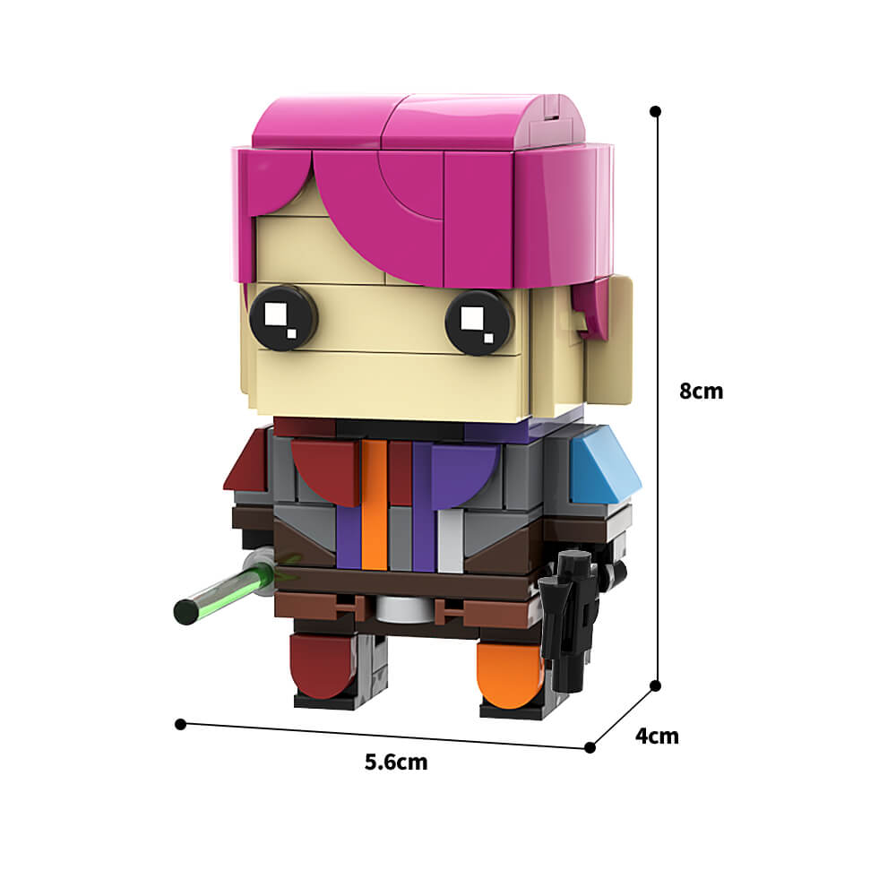 149PCS Sabine Wren (Ahsoka'S Padawan) Space War MOC Building Block Bricks |MocPixel 149PCS Sabine Wren (Ahsoka'S Padawan) Space War MOC Building Block Bricks |MocPixel - Default Title Lego Block Sets Alternative