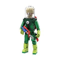 389PCS Mars Attacks-Martian MOC Building Block Bricks |MocPixel 389PCS Mars Attacks-Martian MOC Building Block Bricks |MocPixel - Default Title Lego Block Sets Alternative