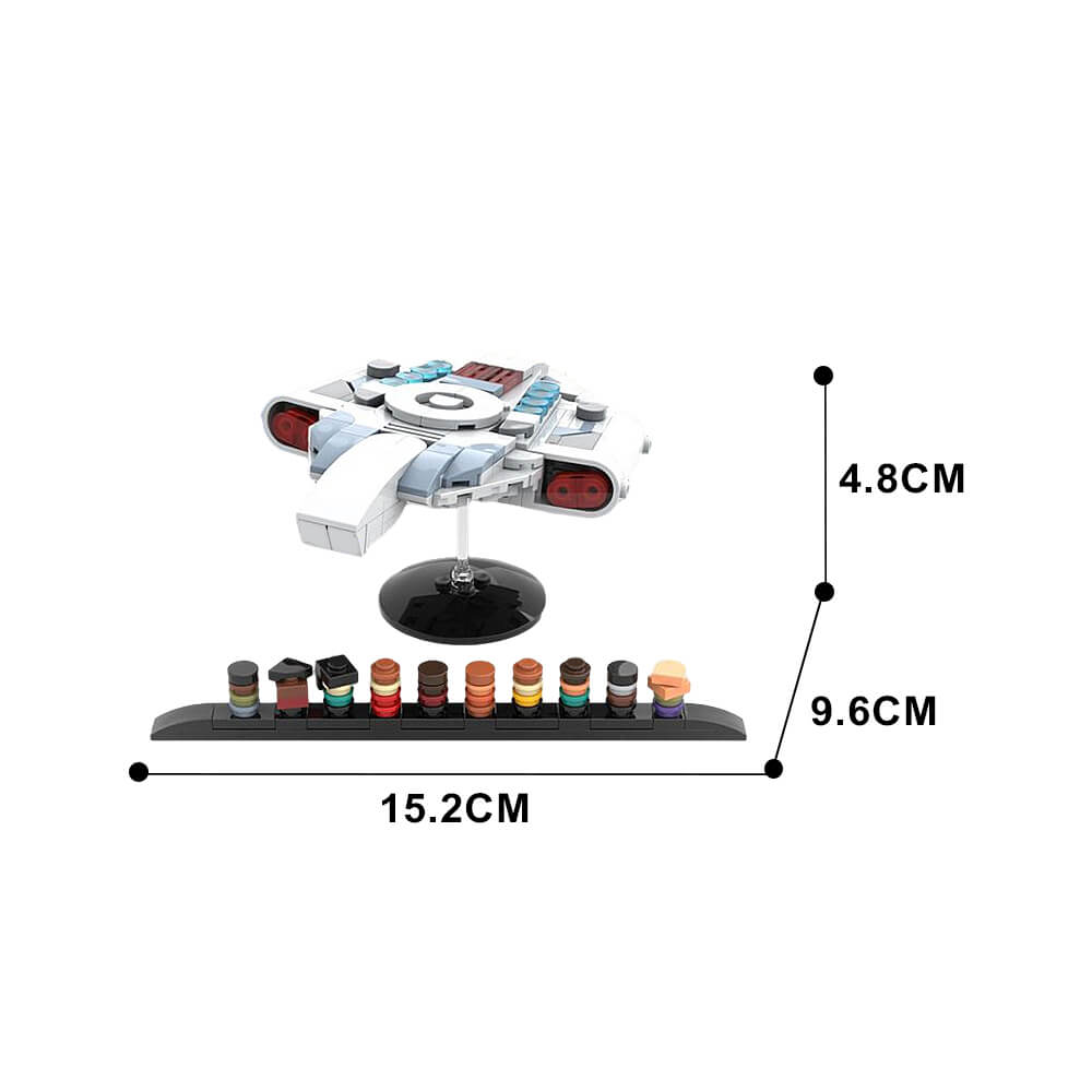 240PCS Star Trek: Deep Space Nine (Ds9) — US's Defiant MOC Building Block Bricks |MocPixel 240PCS Star Trek: Deep Space Nine (Ds9) — US's Defiant MOC Building Block Bricks |MocPixel - Default Title Lego Block Sets Alternative