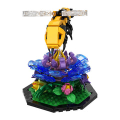 Bee / Butterfly / Dragonfly Garden Insect MOC Building Block Bricks |MocPixel Bee / Butterfly / Dragonfly Garden Insect MOC Building Block Bricks |MocPixel - Bee+Butterfly+Dragonfly Lego Block Sets Alternative
